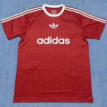 2025 AD~ Red Retro Style Fans Soccer Jersey
