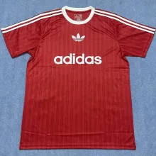 2025 AD~ Red Retro Style Fans Soccer Jersey