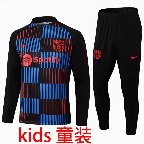 2025 BA Red Blue  Kids Sweater Tracksuit