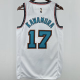 2025 Grizzlies MORANT #17 White NBA Retro Jerseys Hot Pressed