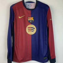 2024/25 BA  Home Long Sleeve Fans Soccer Jersey 大圆广告