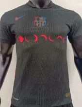 2024/25 BA Away Black Player Version Soccer Jersey 胸前 长 广告