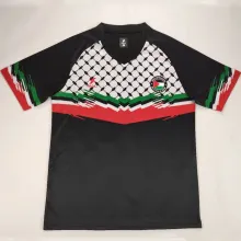 2024/25 Palestine Black Fans Soccer Jersey