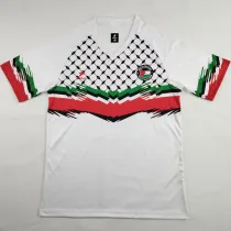2024/25 Palestine White Fans Soccer Jersey