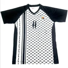 2025 Palestine Retro Style Fans Soccer Jersey