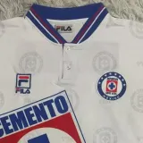 1997/98 Cruz Azul Away White Retro Soccer Jersey