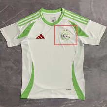 2025 Algeria Home White Fans Soccer Jersey  有两星