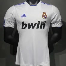 2010/11 RM Home White Retro Player Version Soccer Jersey 球员版