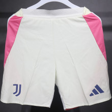 2024/25 JUV Away White Player Version Shorts Pants 球员版