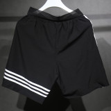 2025 AD~ Retro Style Classic Black Player Version Shorts Pants 带三叶草标