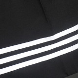2025 AD~ Retro Style Classic Black Player Version Shorts Pants 带三叶草标