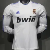 2010/11 RM Home Retro Long Sleeve Player Version Jersey 球员版