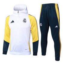 2024/25 RM White Hoodie zipper jacket training suit