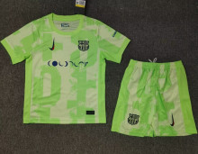 2024/25 BA Third Green Kids Soccer Jersey   胸前长广告