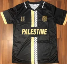 2024 Palestine Black Fans Soccer Jersey 英文 带号码