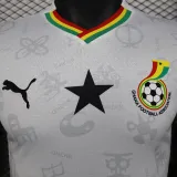 2025 Ghana White Player Version Jersey
