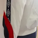 1998 England White Retro Style Windbreaker