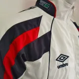 1998 England White Retro Style Windbreaker