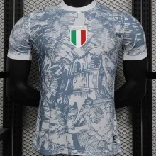 2025 Italy Grey Special Edition Player Version Soccer Jersey