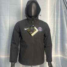 2024/25 PSG Black Windbreaker #Y21冲锋衣