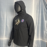2024/25 PSG Black Windbreaker #Y21冲锋衣