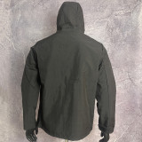 2024/25 M Utd Black Windbreaker #Y12冲锋衣