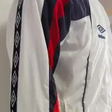 1998 England White Retro Style Windbreaker