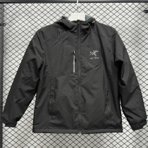 2025 ARC-TERYX Velvet Thickened warm Black Outdoor Jackets #F5加绒冲锋衣