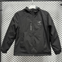 2025 ARC-TERYX Velvet Thickened warm Black Outdoor Jackets #F5加绒冲锋衣