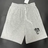 2025 Jordan Grey Pure Cotton Fabric Casual Short Pants M15