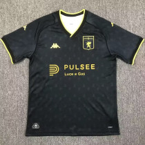 2024/25 Genoa Third Black Fans Soccer Jersey 热那亚 带胸前广告