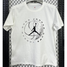 2025 Jordan White High Quality Casual T-Shirt T175