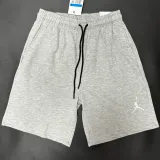 2025 Jordan Grey Pure Cotton Fabric Casual Short Pants M17