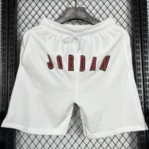 2025 Jordan White Pure Cotton Fabric Casual Short Pants M005