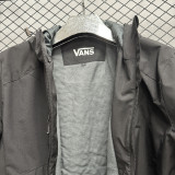 2025 VANS Velvet Thickened warm Black Outdoor Jackets #F7加绒冲锋衣