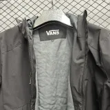 2025 VANS Velvet Thickened warm Black Outdoor Jackets #F7加绒冲锋衣