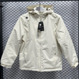 2025 DST Velvet Thickened warm Beige Outdoor Jackets #F12加绒冲锋衣