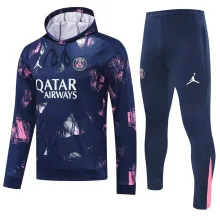 2025 PSG Royal Blue Hoody Zipper Jacket Tracksuit