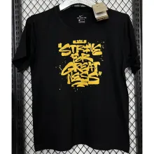 2025 JAMES Black High Quality Casual T-Shirt   T176