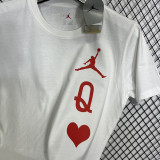 2025 Jordan White High Quality Casual T-Shirt T179