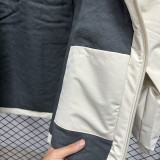 2025 VANS Velvet Thickened warm Beige Outdoor Jackets #F7加绒冲锋衣