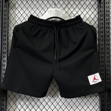 2025 Jordan Black Pure Cotton Fabric Casual Short Pants M001 红标