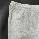 2025 Jordan Grey Pure Cotton Fabric Casual Short Pants M17