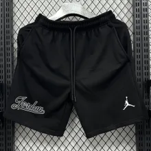2025 Jordan Black Pure Cotton Fabric Casual Short Pants M19