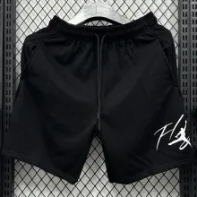 2025 Jordan Black Pure Cotton Fabric Casual Short Pants M16