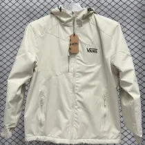2025 VANS Velvet Thickened warm Beige Outdoor Jackets #F7加绒冲锋衣