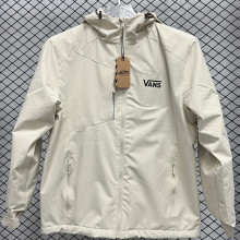 2025 VANS Velvet Thickened warm Beige Outdoor Jackets #F7加绒冲锋衣