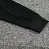 2025 Argentina Black Hoody Zipper Jacket Tracksuit