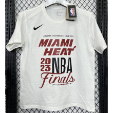 2025 Miami HEAT White High Quality Casual T-Shirt 	 T157