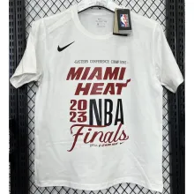 2025 Miami HEAT White High Quality Casual T-Shirt 	 T157